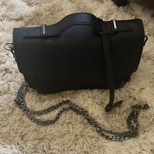 Botkier Black Crossbody Bag with Chain Strap